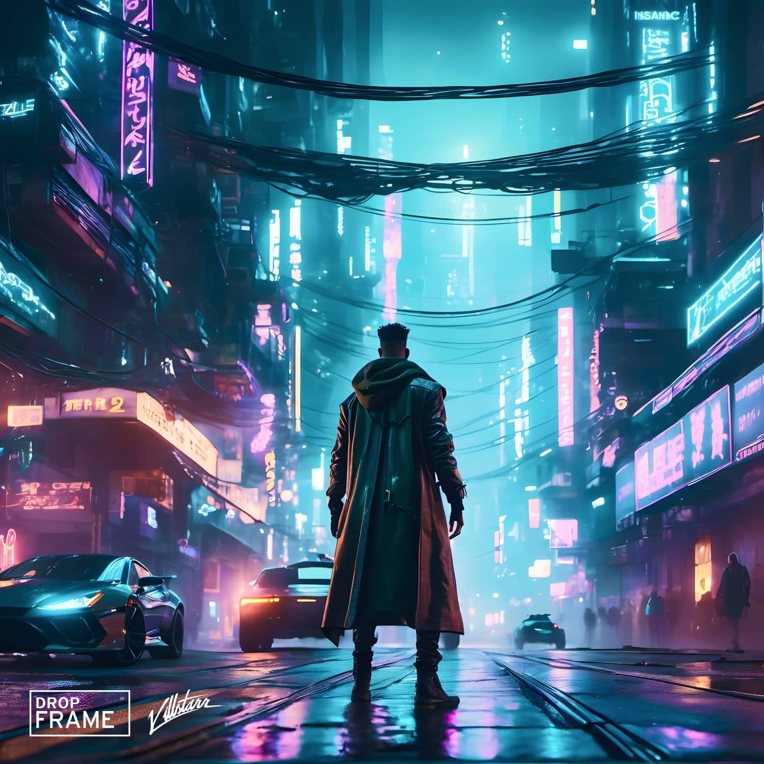 Netrunner by Drop Frame & Killstarr, cover art